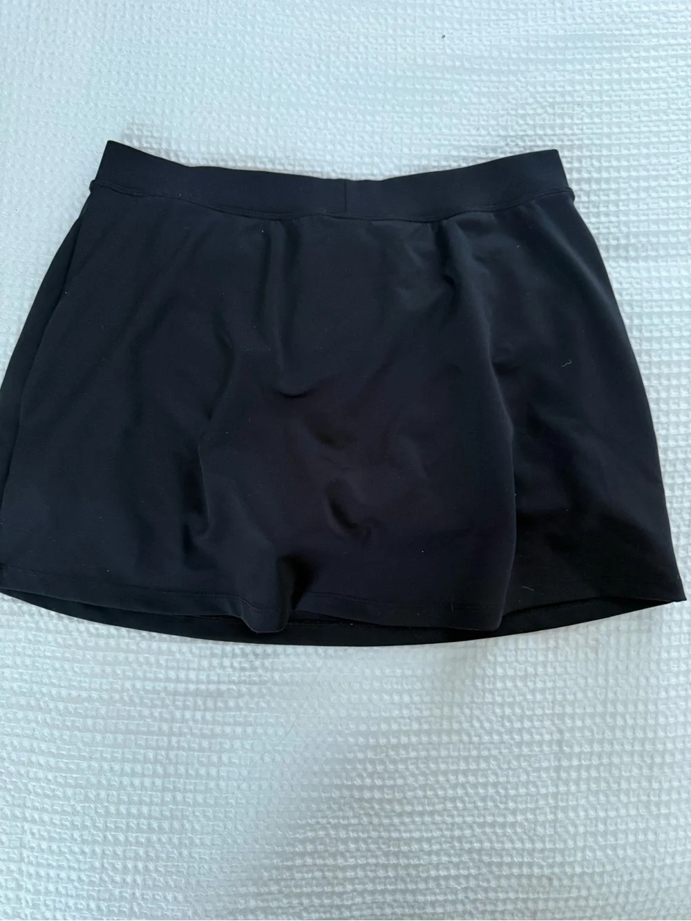 ALO Yoga Black Mini Skirt with Subtle Logo